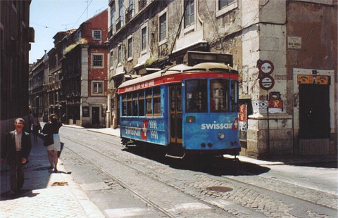 Tram 266 in
              1993