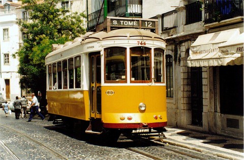 Tram 744 in
              1998